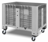 Полимерный контейнер iBox (ПЛ-04KП на колесах)