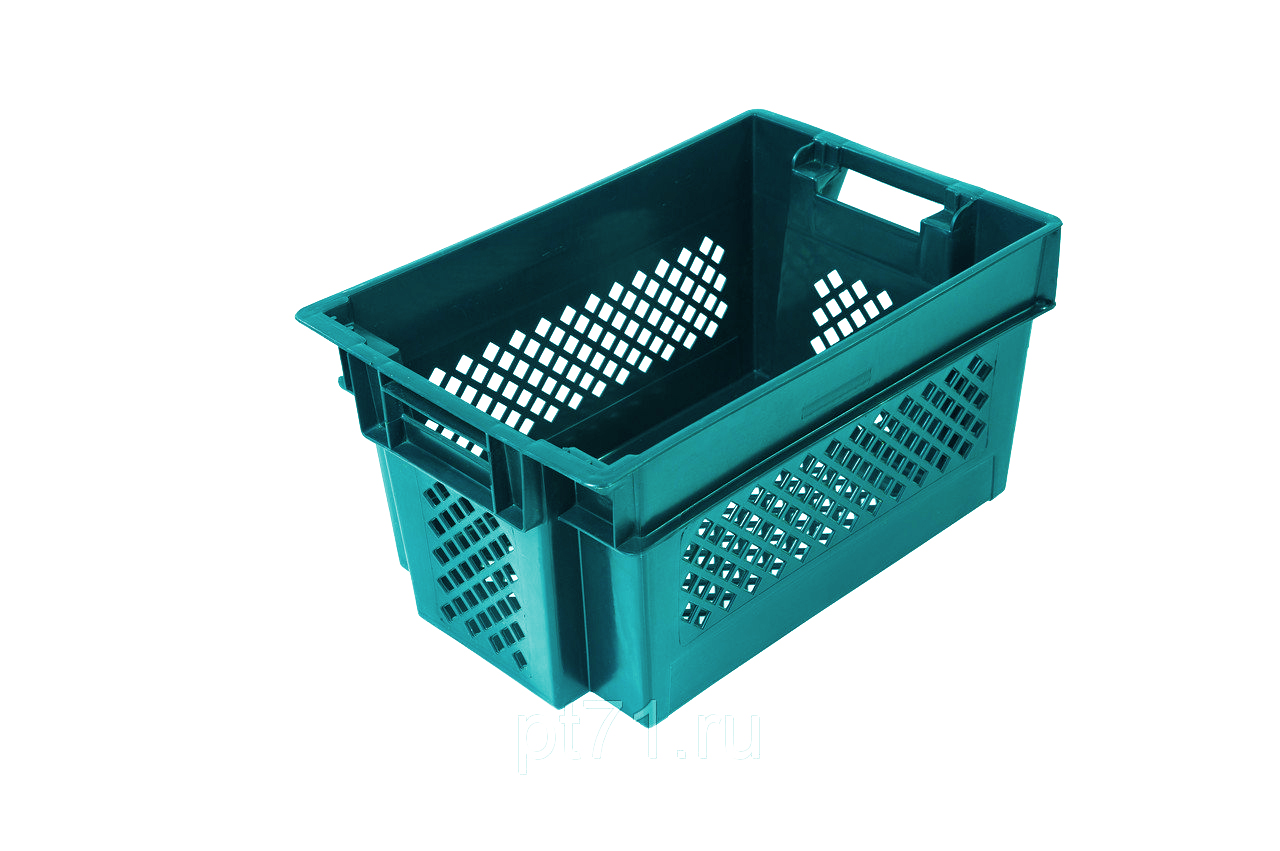 Пластиковый ящик высокий для овощей, зелени и винограда (решетка) заморозка -40С 