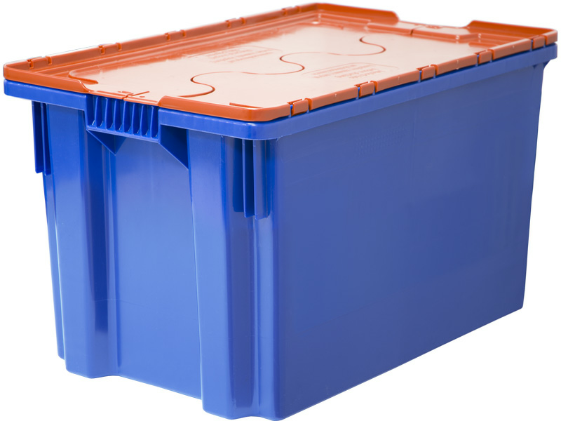 Пластиковый ящик мясной 603-1 SP цветной