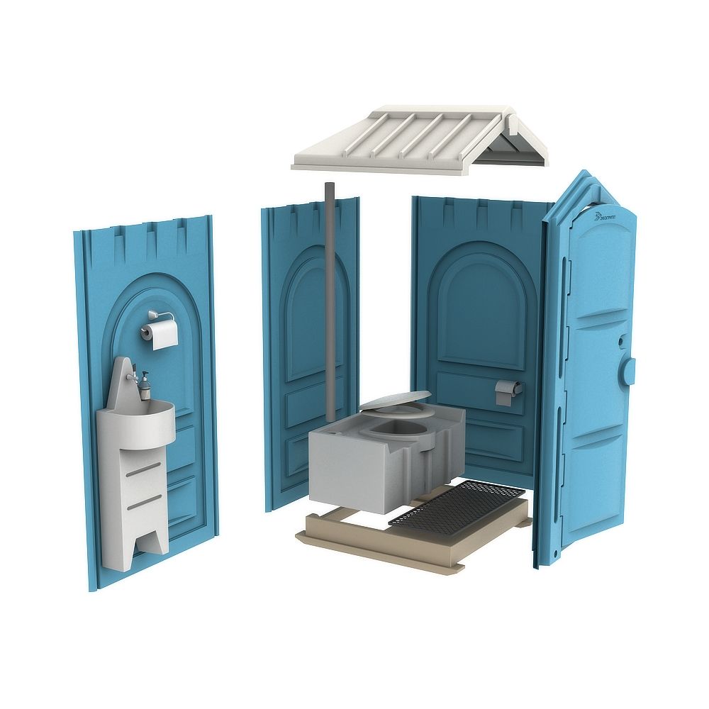 Туалетная кабина (биотуалет) Люкс Ecogr