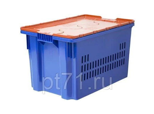 Пластиковый ящик мясной 604-1 SP цветной