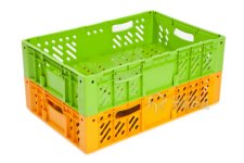 Пластиковые ящики для зелени и овощей
